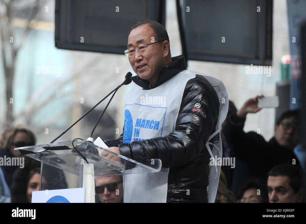 NEW YORK, NY - MARCH 08: United Nations Secretary General Ban Ki-Moon ...