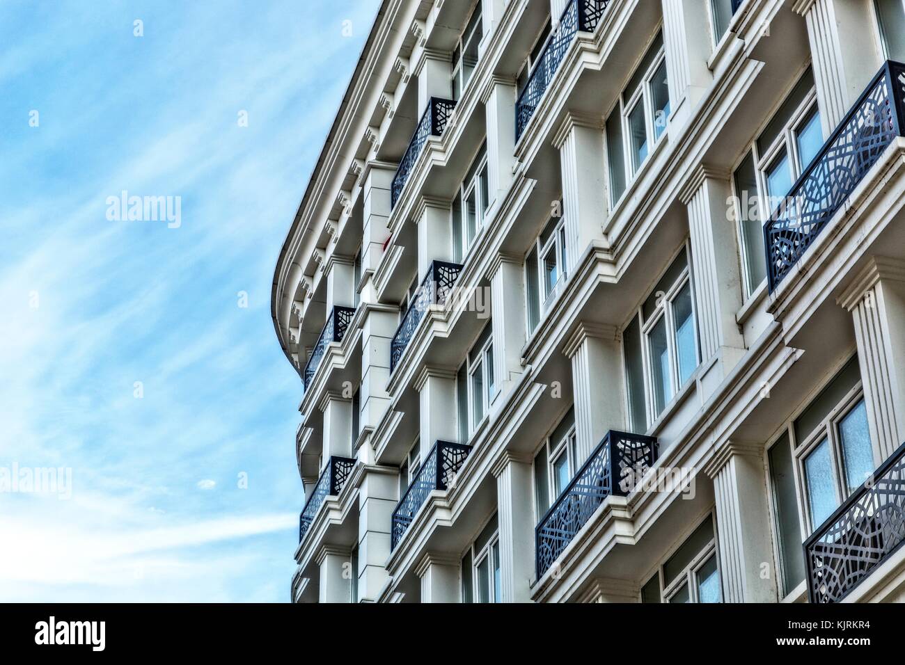 Luxury apartment building Stock Photo