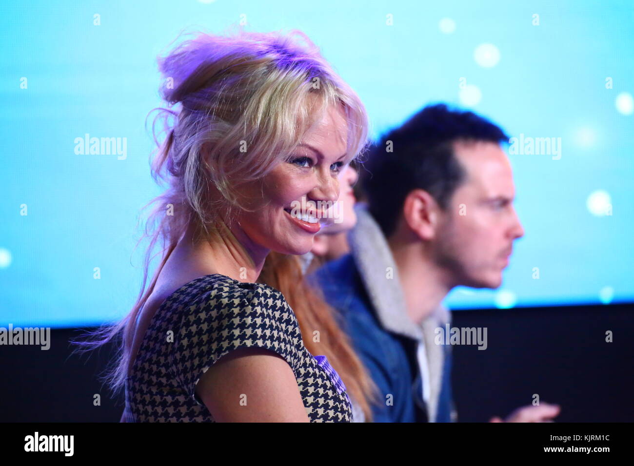 Nadarzyn, Poland. 25th Nov, 2017. Pamela Anderson, Julian Glover and many other stars of serials (Harry Potter, Game of Thrones, Teen Wolf) attend the Warsaw Comic Con - Fall Edition, Polish biggest pop culture event. Credit: Jakob Ratz/Pacific Press/Alamy Live News Stock Photo