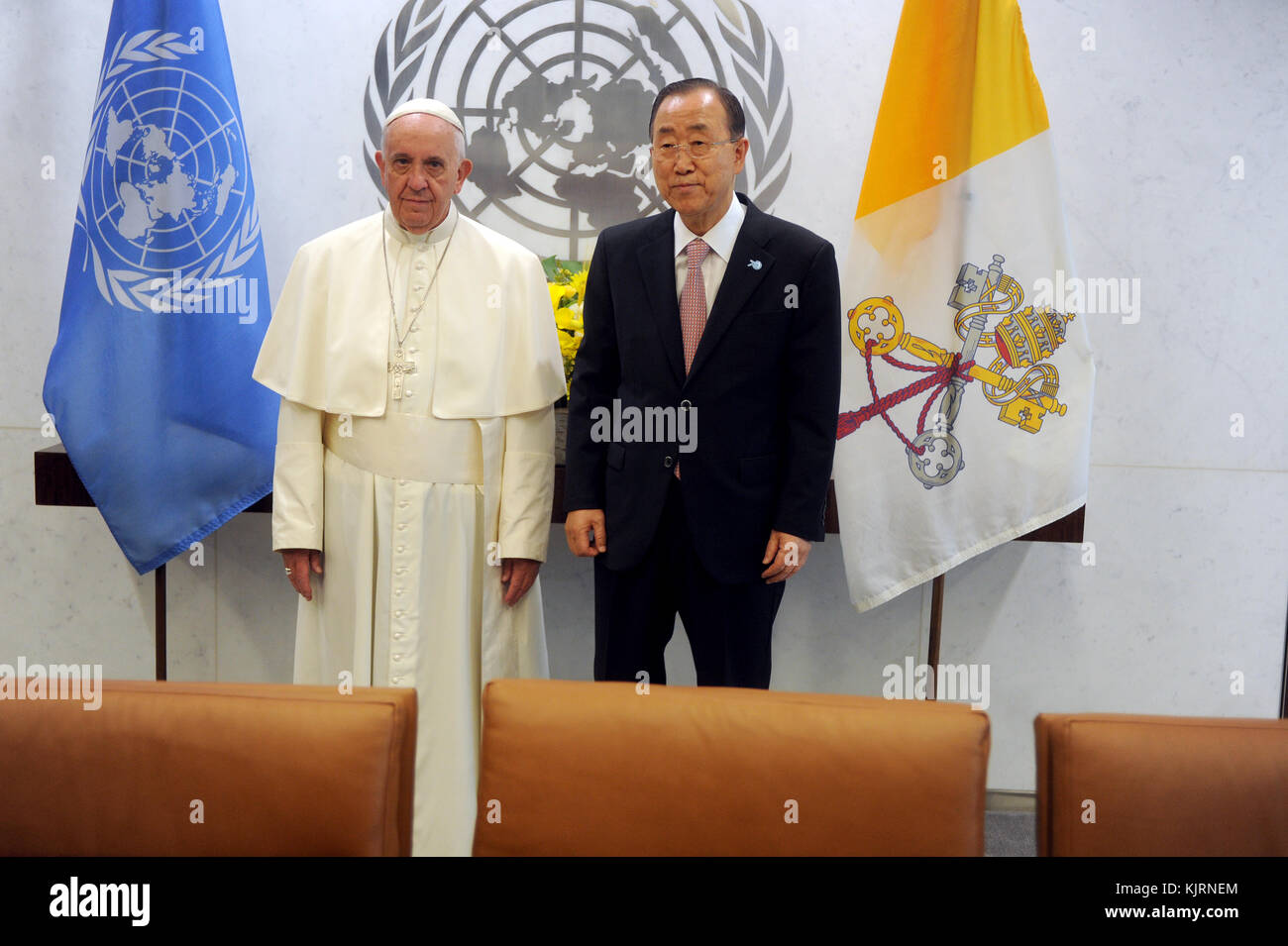 NEW YORK, NY SEPTEMBER 25 Pope Francis addresses The United Nations