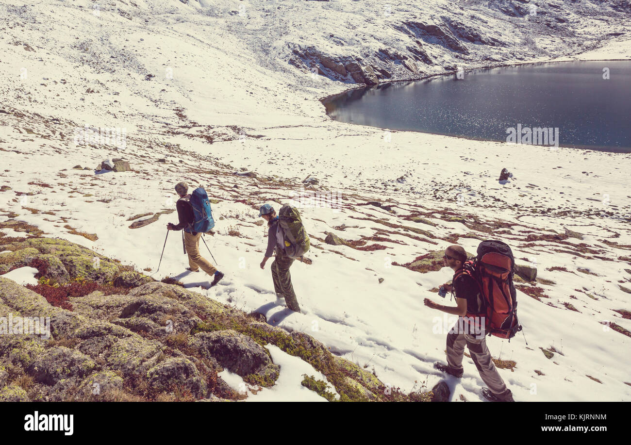 Hike in Kackar Mountains in eastern Turkey, autumn season Stock Photo Alamy