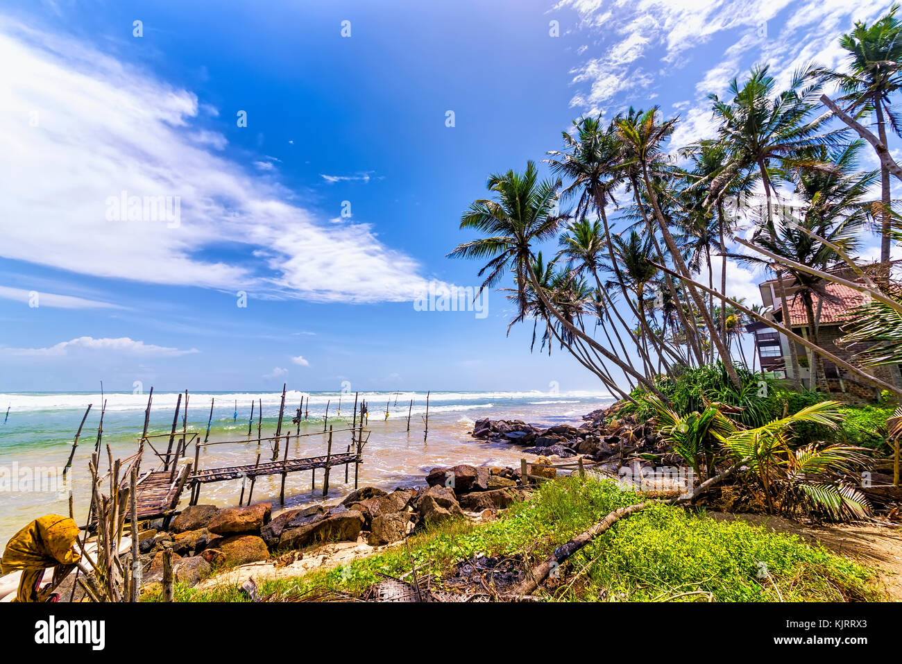 Sri Lankan coastline near Galle, on the southwest coast of Sri Lanka Stock  Photo - Alamy