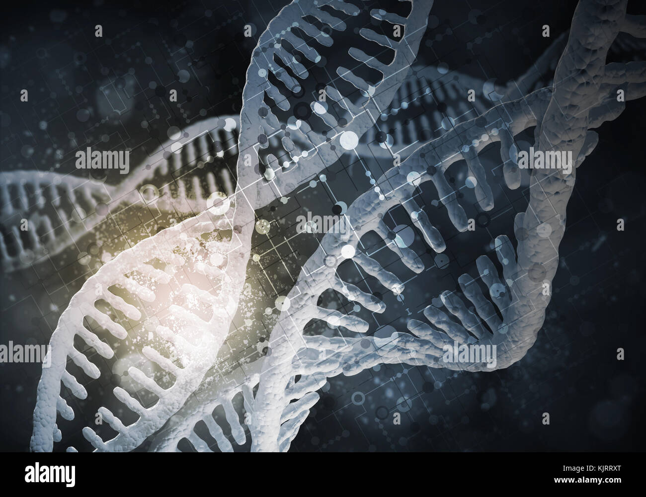 DNA molecules background Stock Photo - Alamy
