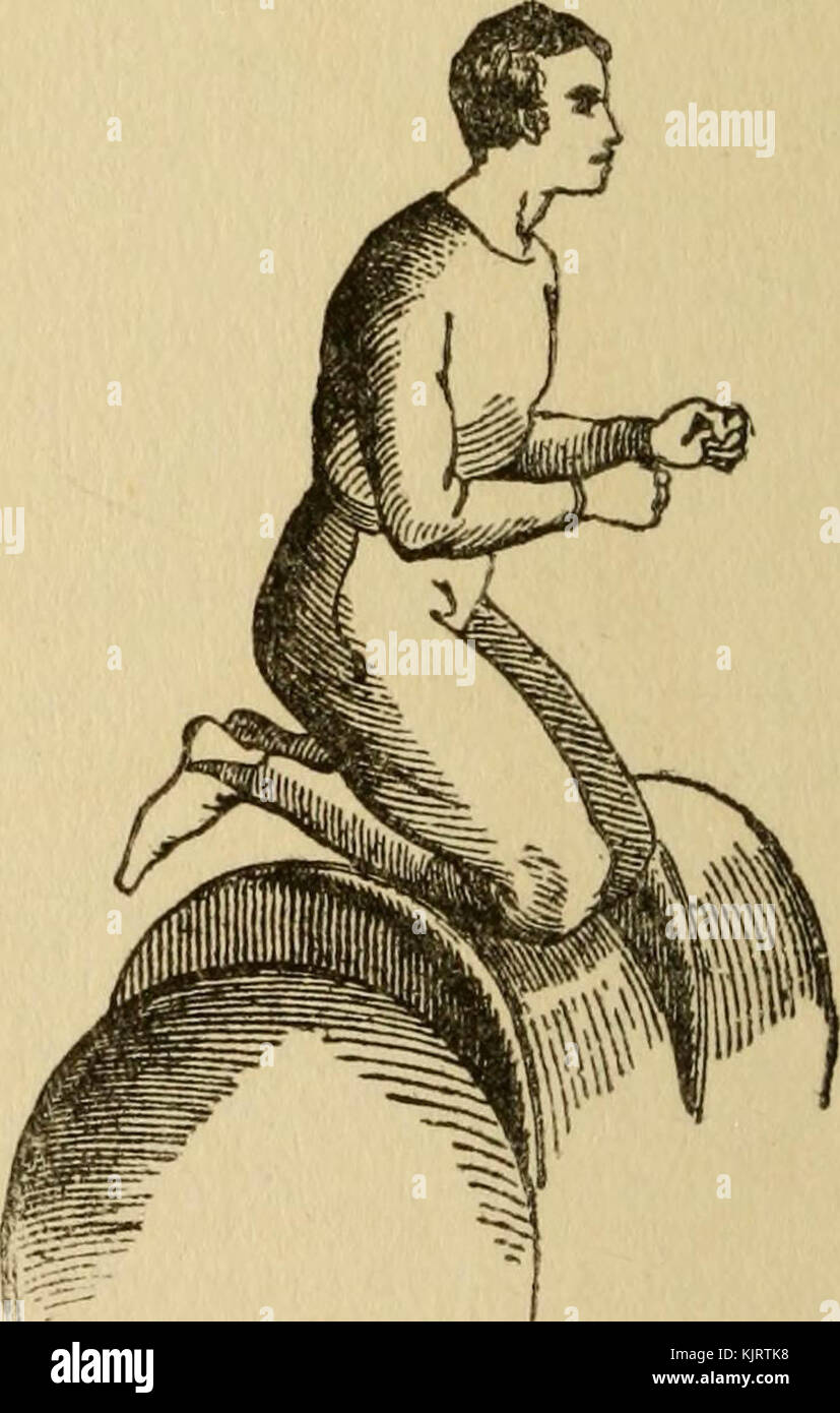 "Gymnastics and rope climbing" (1916 Stock Photo Alamy