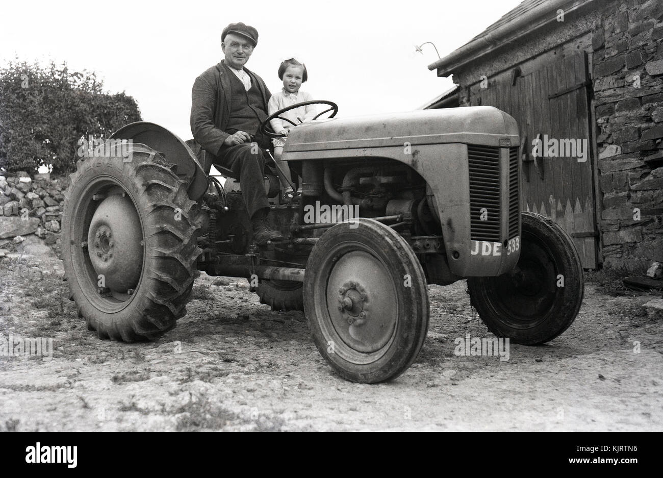 Vintage Ferguson Tractor TE 20 Diesel tractor. Stock Photo