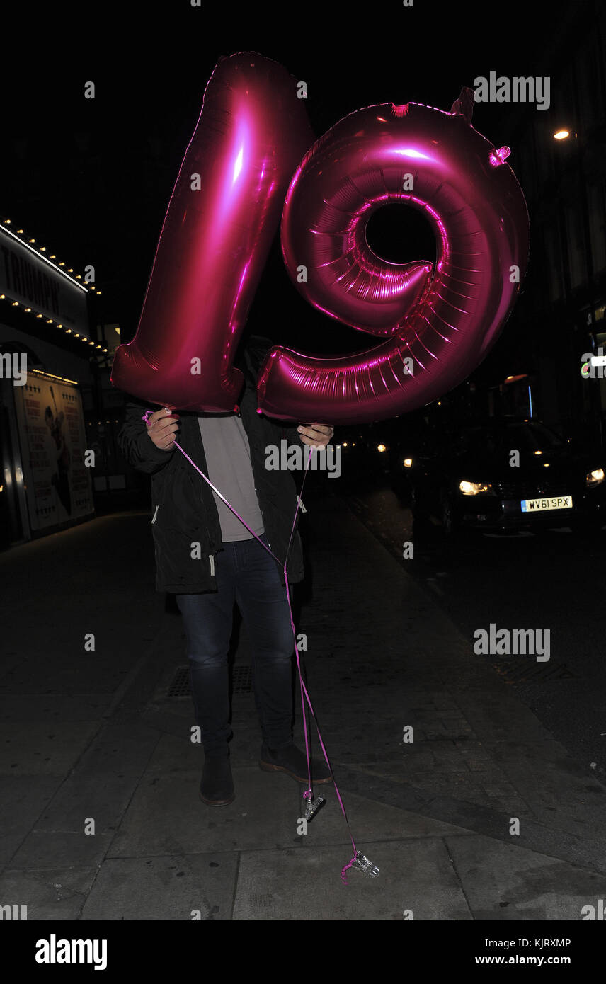 Tallia Storm 19th Birthday Party at Bunga Bunga Covent Garden Featuring