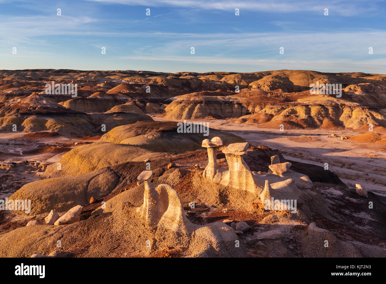 Bisti Badlands De na zin Wilderness Area New Mexico USA Stock Photo bisti-badlands-de-na-zin-wilderness-area-new-mexico-usa-stock-photo
