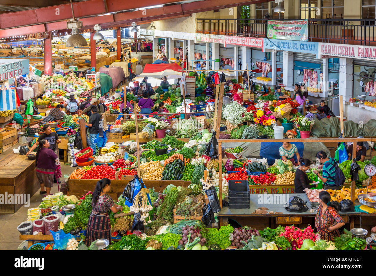 Central market | Panajachel | Guatemala Stock Photo