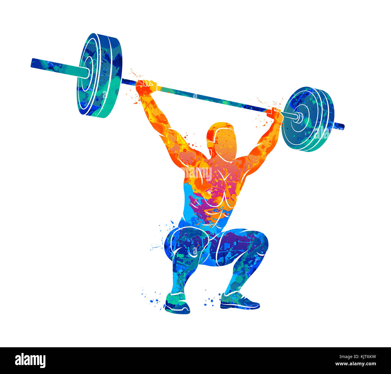 strong man powerlifting Stock Photo - Alamy