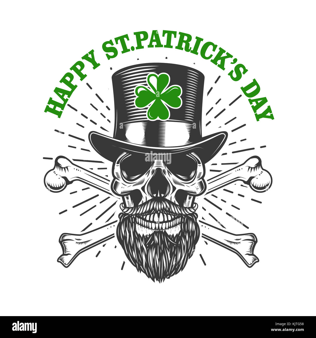 st patricks day ireland skull shirt