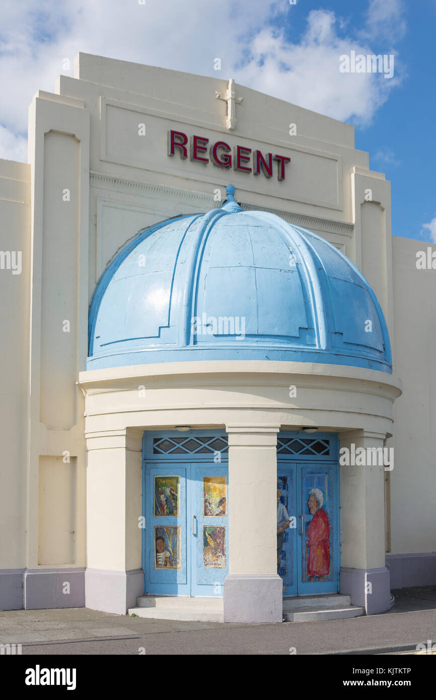 Art Deco Regent Theatre and Bingo Hall, The Parade, Deal, Kent, England, United Kingdom Stock Photo