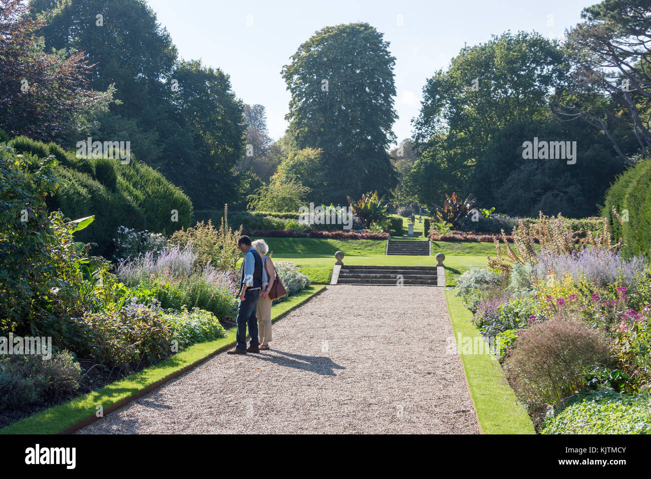 Broadwalk Garden at Walmer Castle & Gardens, Kingsdown Road, Walmer, Deal, Kent, England, United Kingdom Stock Photo