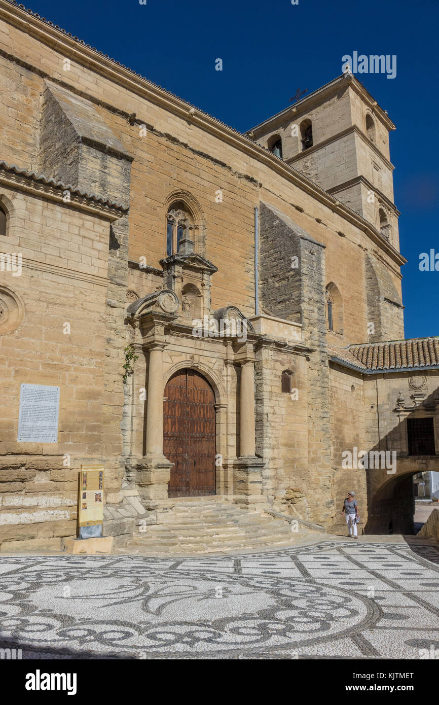Spain, Andalucia, Alhama de Granada, St.Mary of the Incarnation church Stock Photo