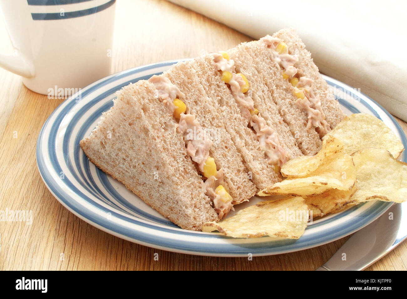 Tuna sweetcorn sandwich hires stock photography and images Alamy