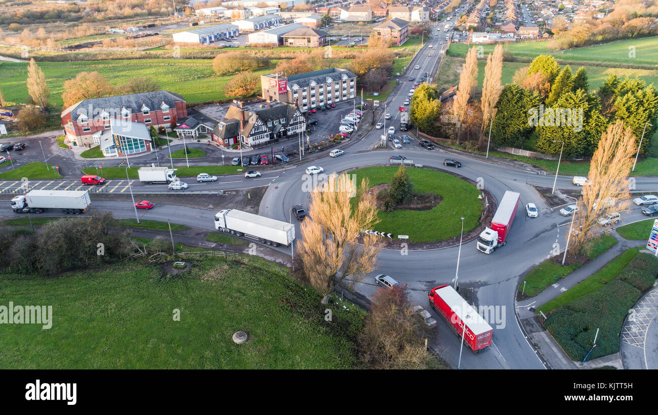 Aerial View Of Sporting Lodge Inns & Suites Greyhound Hotel, Warrington
