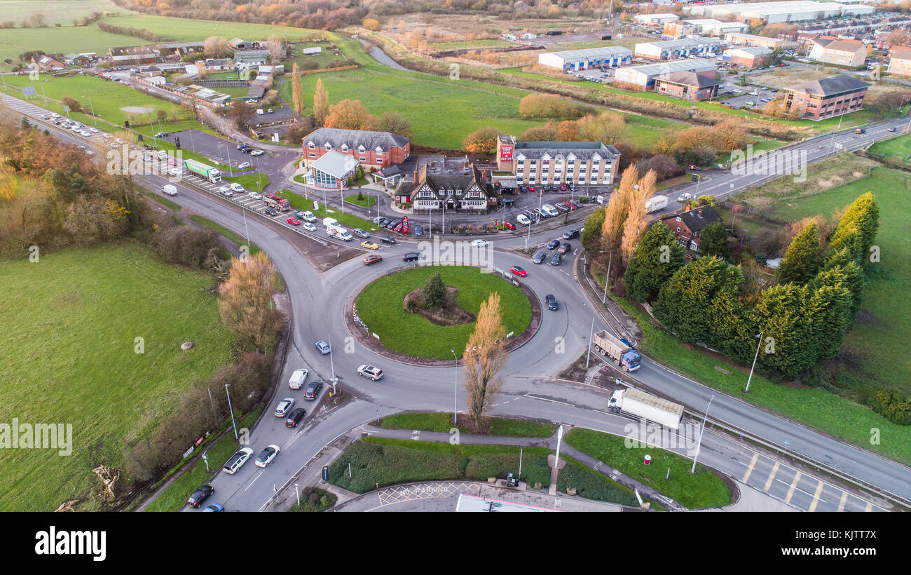 Aerial View Of Sporting Lodge Inns & Suites Greyhound Hotel, Warrington