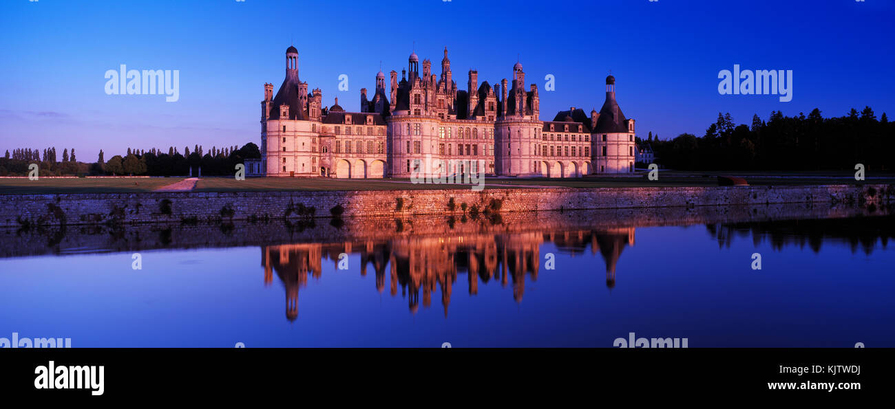 Chateau de Chambord, Loire Valley, France Stock Photo