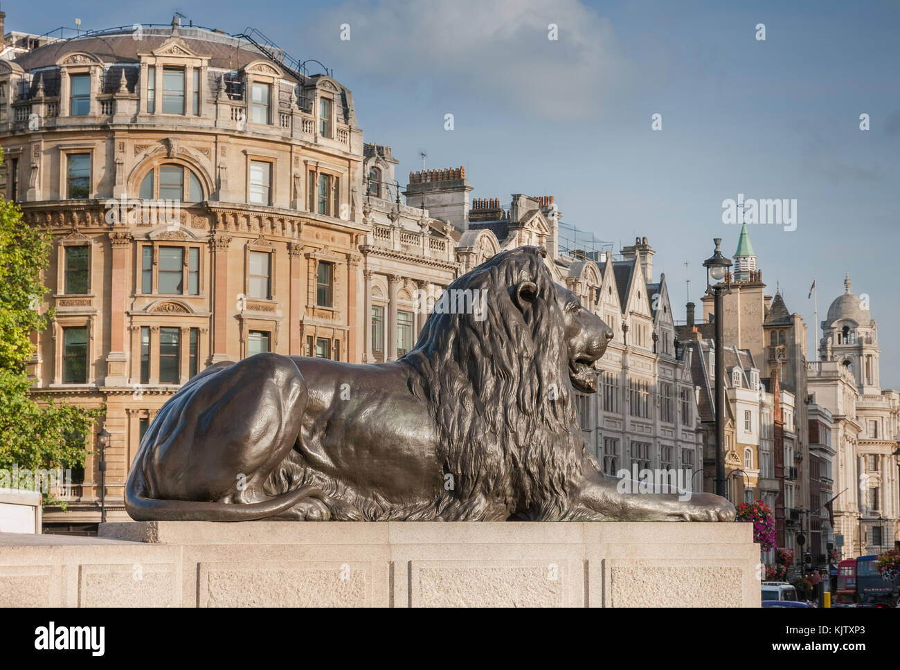Lion Of England Bronze Statue High Resolution Stock Photography and