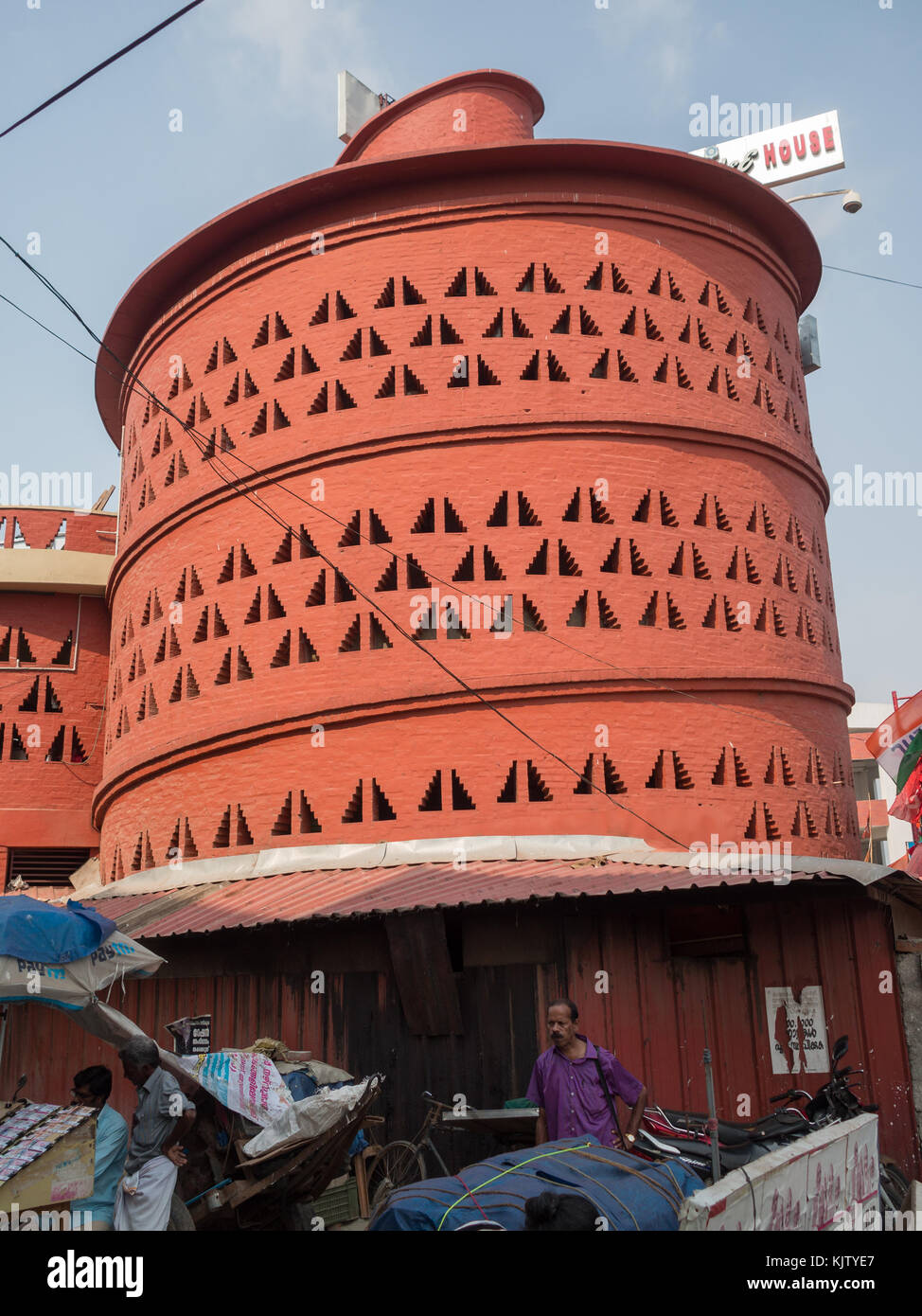 Trivandrum Indian Coffee House building Stock Photo Alamy