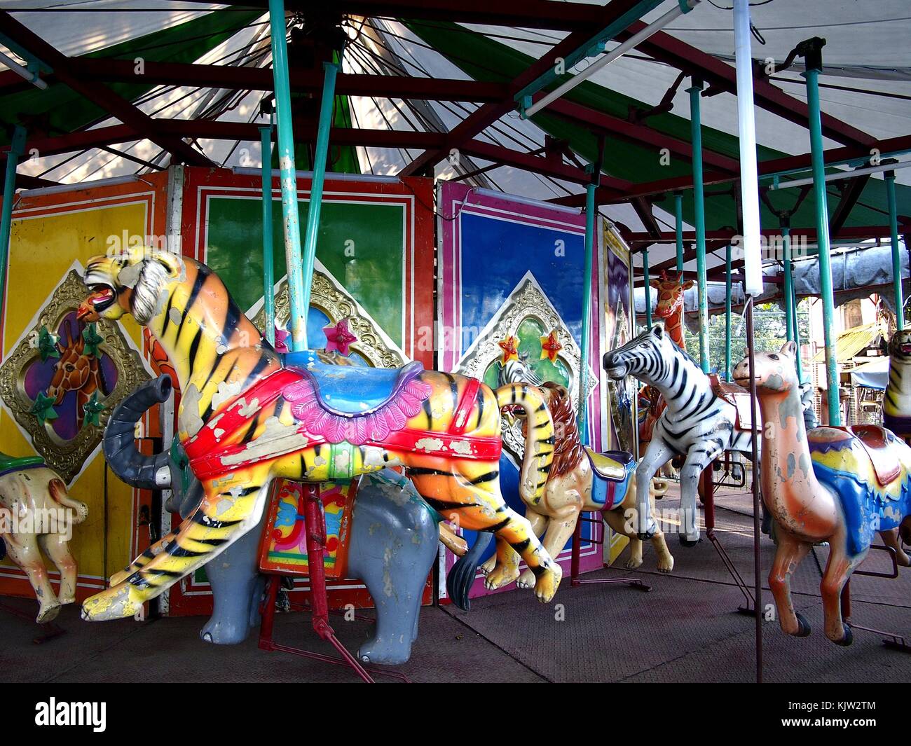 Carousel Animals High Resolution Stock Photography and Images Alamy