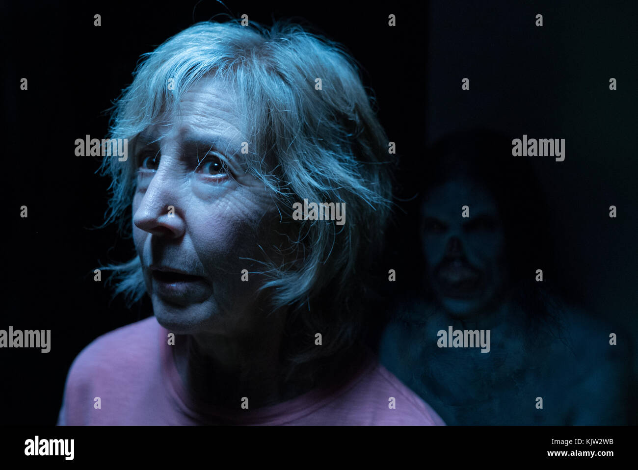 RELEASE DATE: January 5, 2018 TITLE: Insidious: The Last Key STUDIO: Universal Pictures DIRECTOR: Adam Robitel PLOT: Parapsychologist Dr. Elise Rainier faces her most fearsome and personal haunting yet, in her own family home. STARRING: LIN SHAYE as Elise Rainier. (Credit Image: © Universal Pictures/Entertainment Pictures) Stock Photo