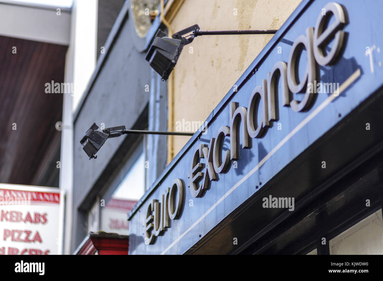 A Bureau De Change In Newry Northern Ireland United Kingdom 28 Stock Photo Alamy