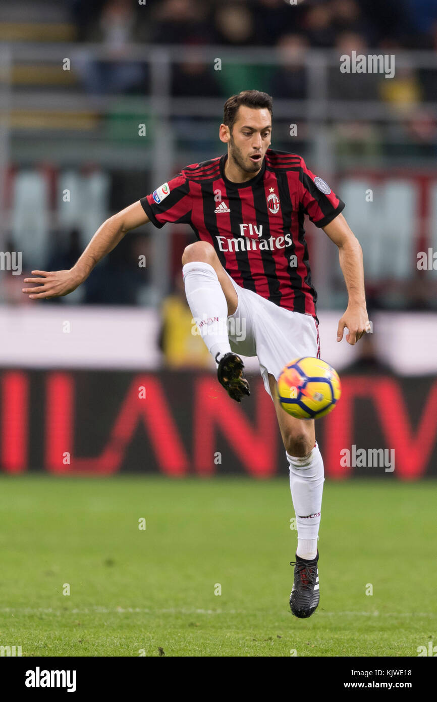 Milan, Italy. 26th Nov, 2017. Hakan Calhanoglu (Milan) Football/Soccer :  Italian \, image size:866x1390