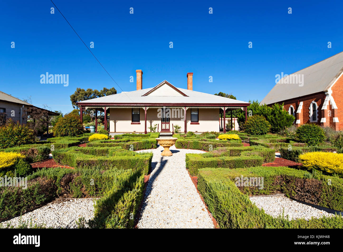 Old home in Avoca Victoria Australia.Gold was discovered in Avoca in
