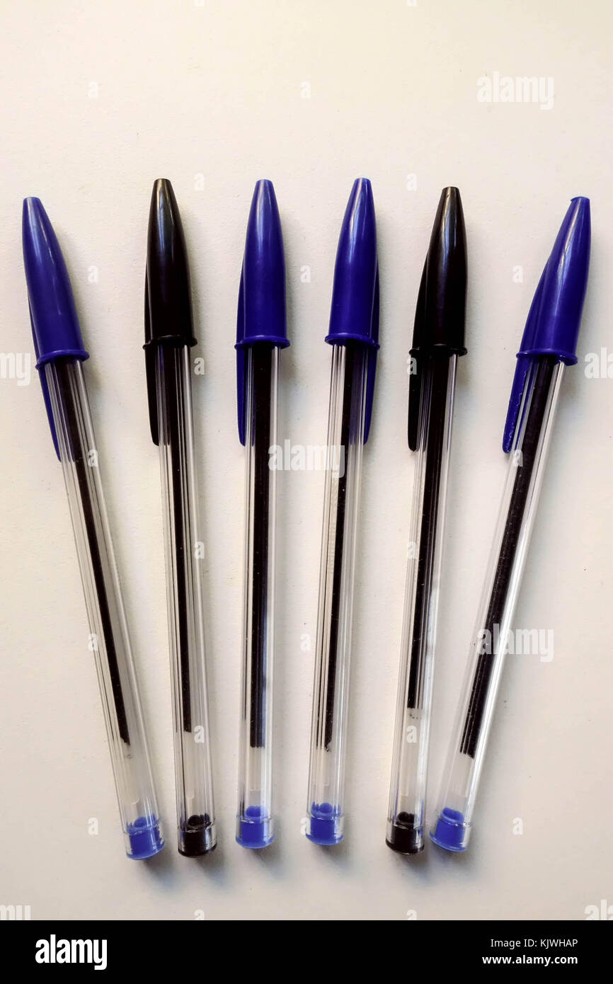 Black and sale blue pens