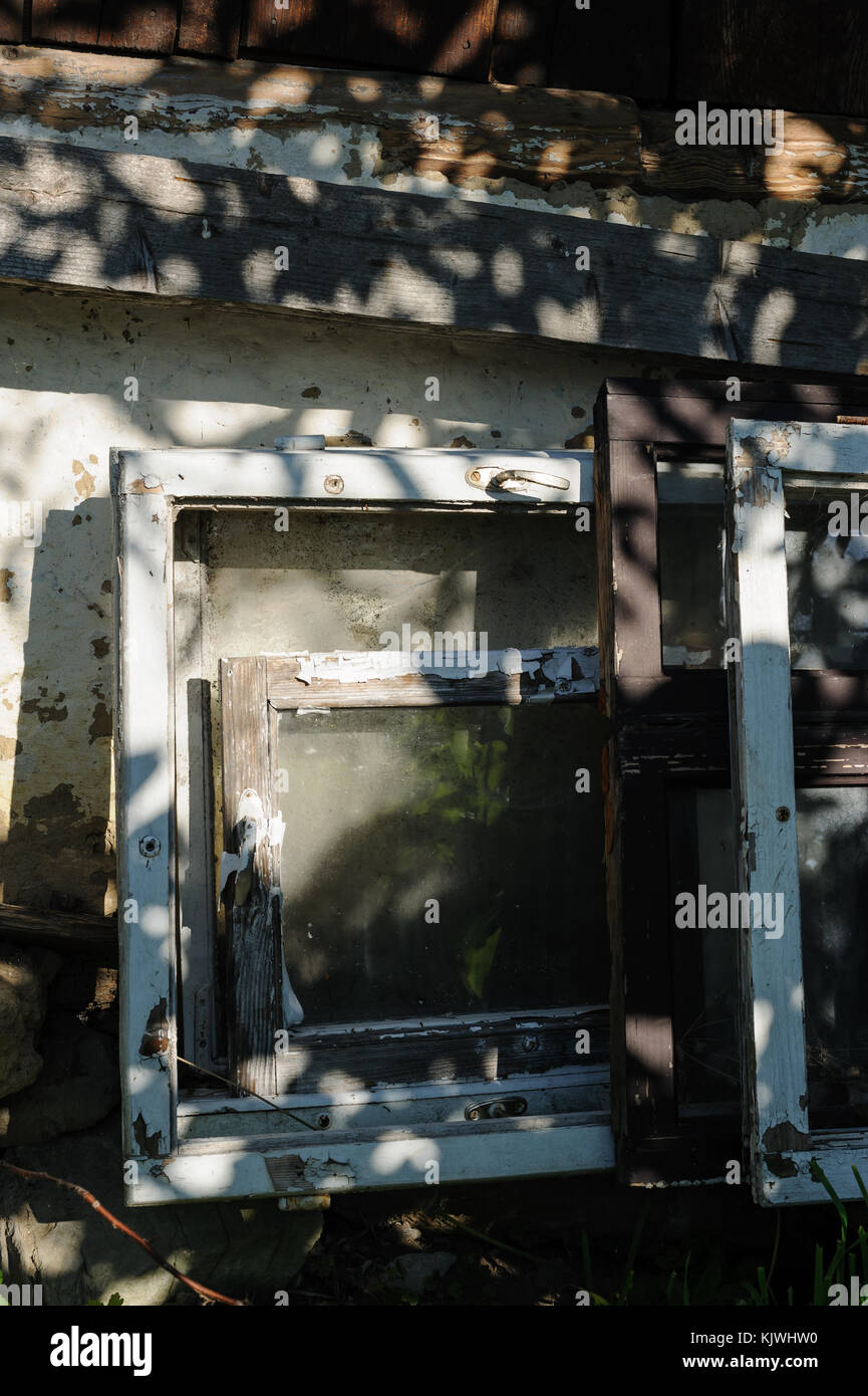 Old window frames hires stock photography and images Alamy