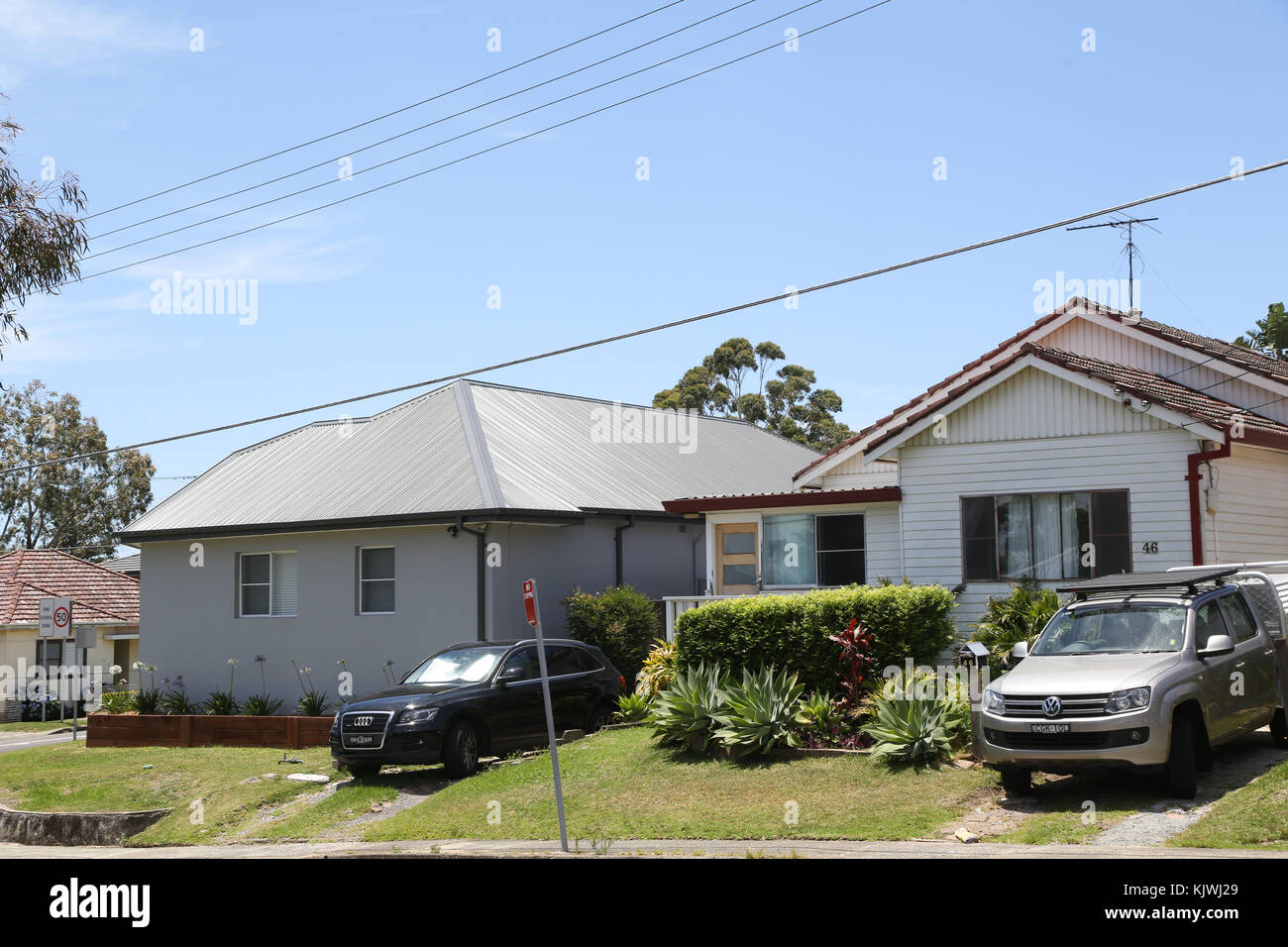 Houses in Wills Road, Woolooware, Sutherland Shire Stock Photo Alamy