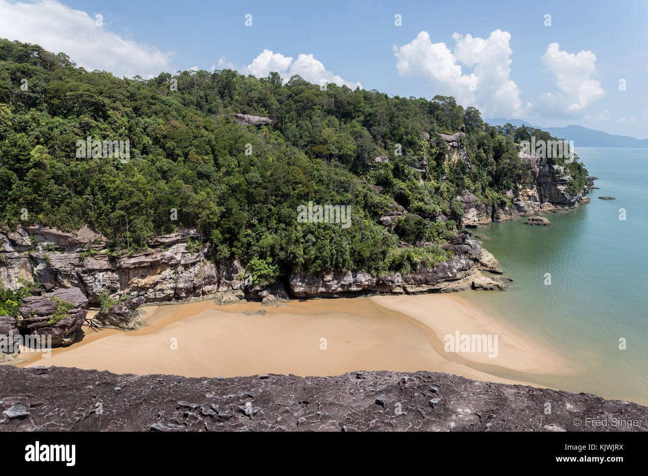 Landscapes at Bako national park in Malaysia, Borneo island Stock Photo