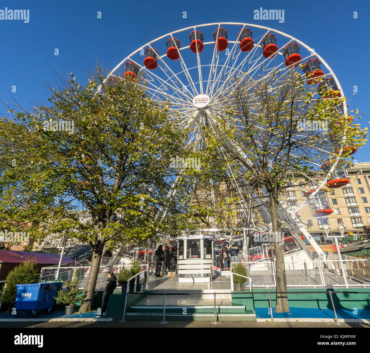 The Big Wheel at Edinburgh's Christmas in East Princes Street Gardens