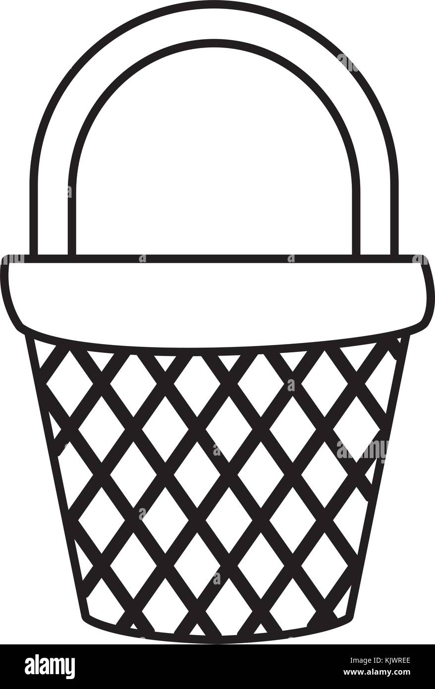 Empty basket market Stock Vector Image & Art - Alamy