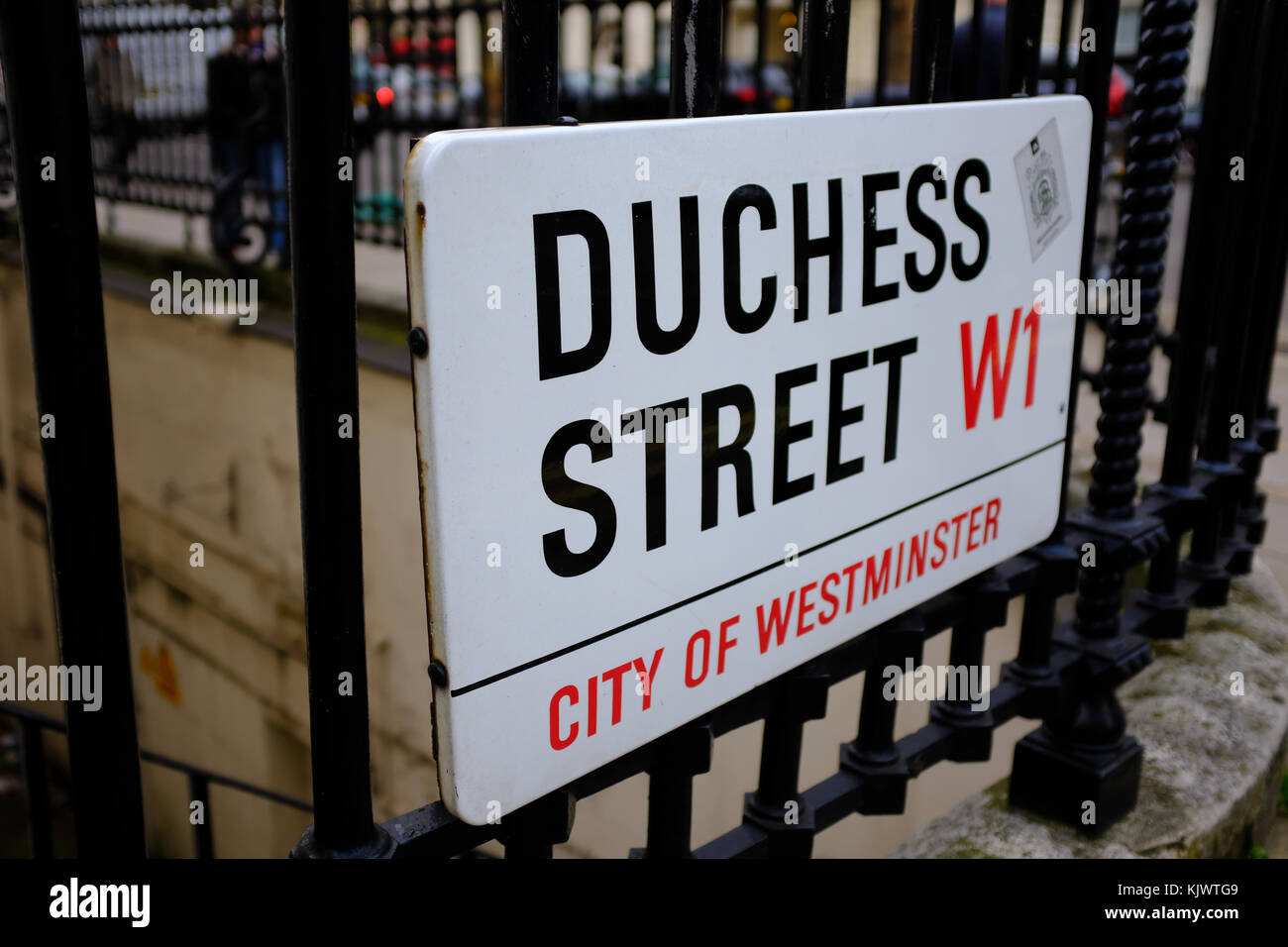 Duchess Street London W1 UK Stock Photo Alamy