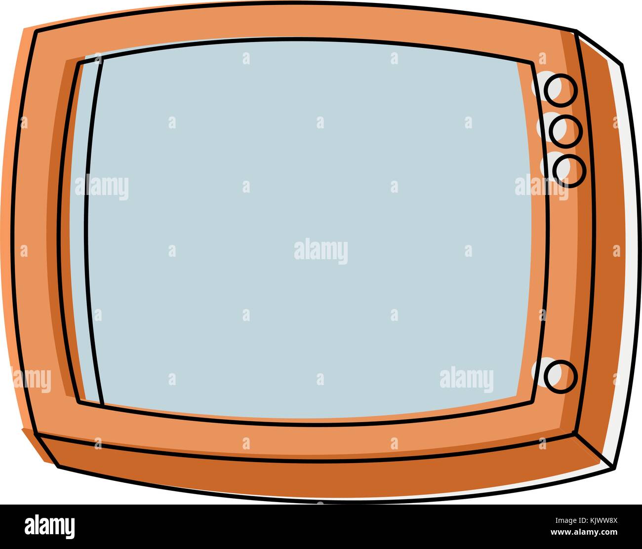 Old vintage tv Stock Vector Image & Art - Alamy