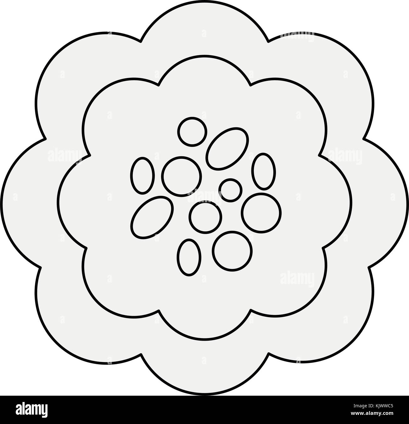 Beautiful flower symbol Stock Vector Image & Art Alamy