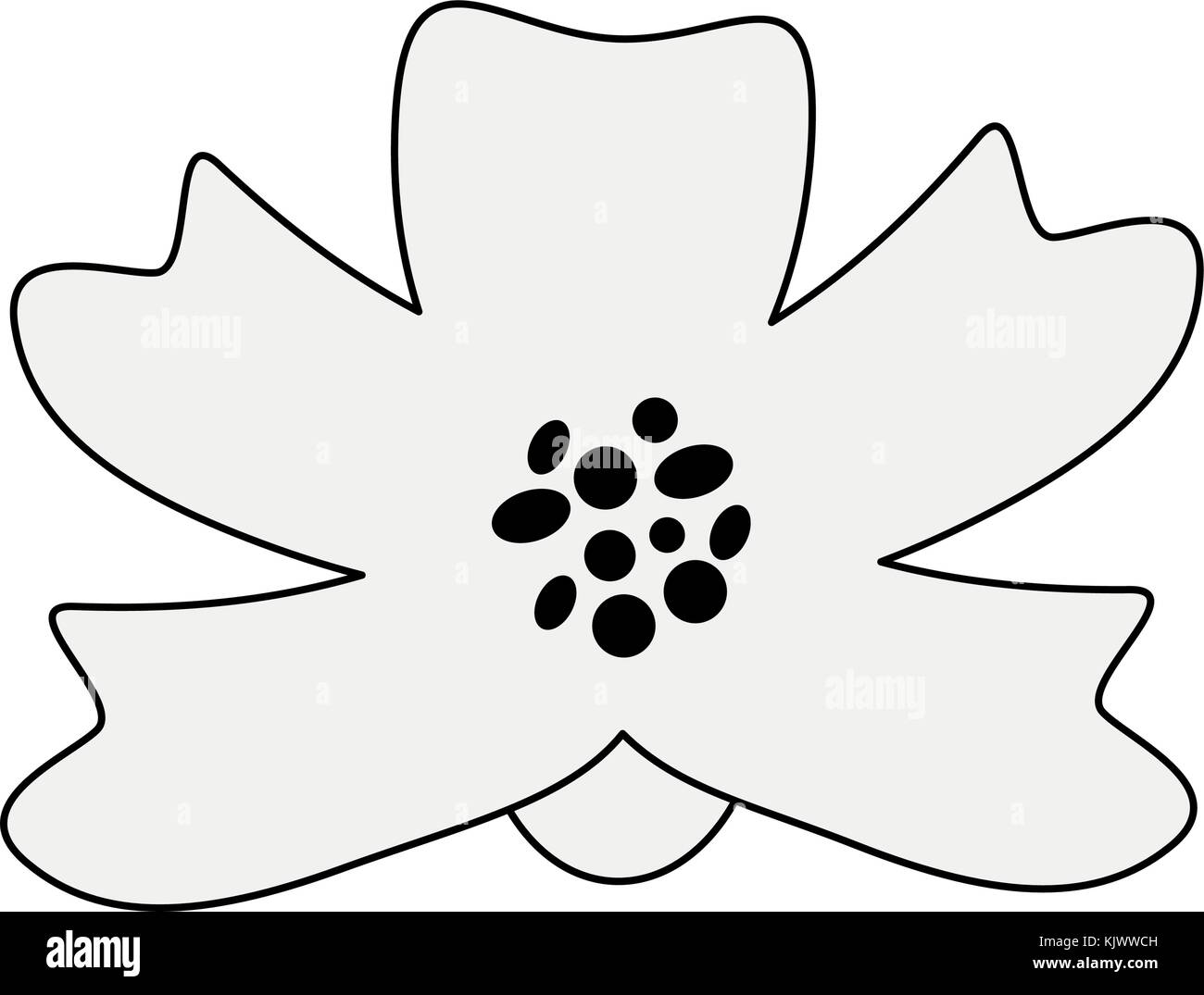 Beautiful flower symbol Stock Vector Image & Art Alamy
