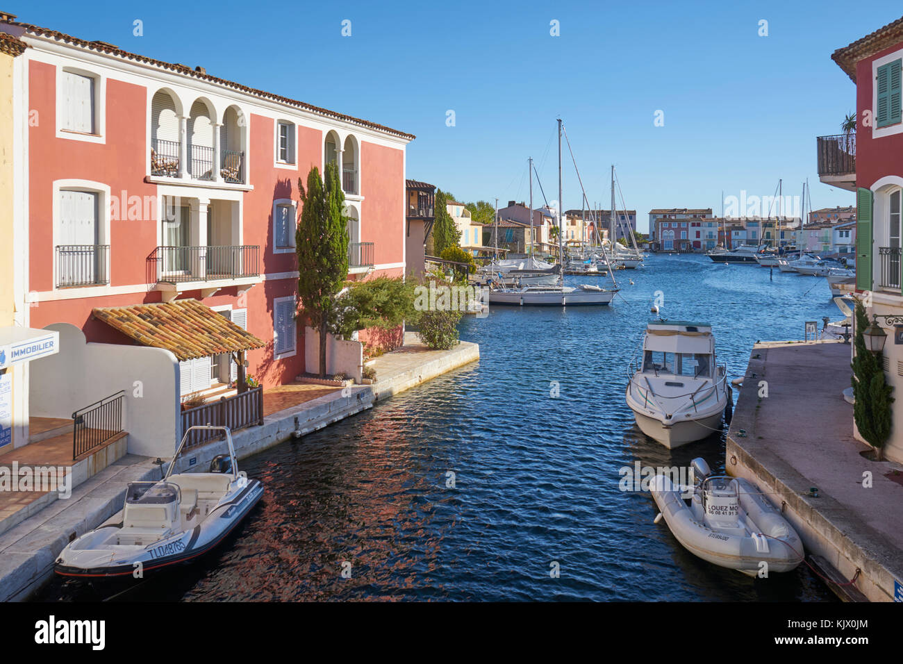 Port Grimaud village and harbour, near St Tropez, Cote d'Azur, Riviera,  South of France Stock Photo - Alamy