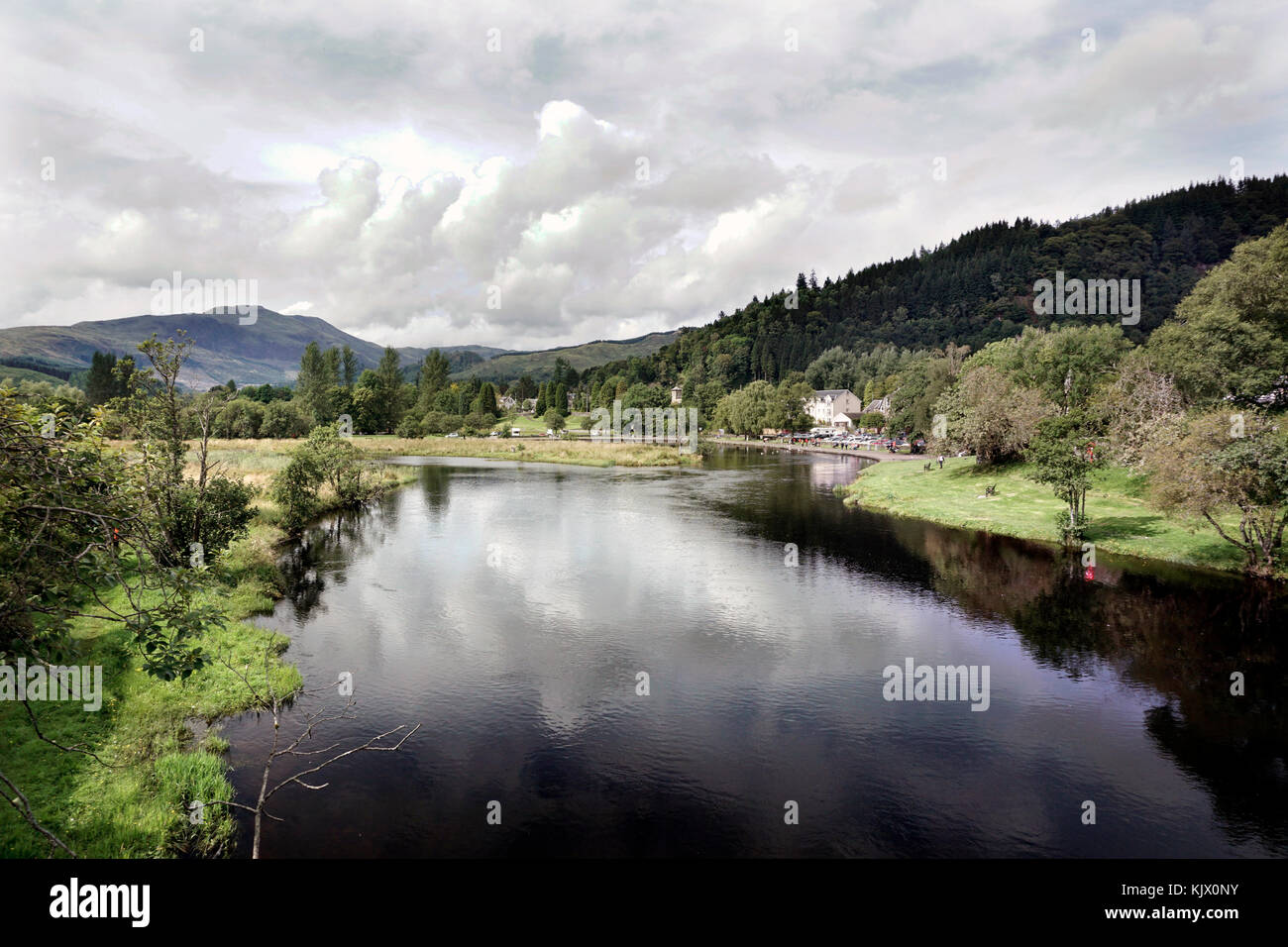 river teith callander, stirlingshire, scotland Stock Photo