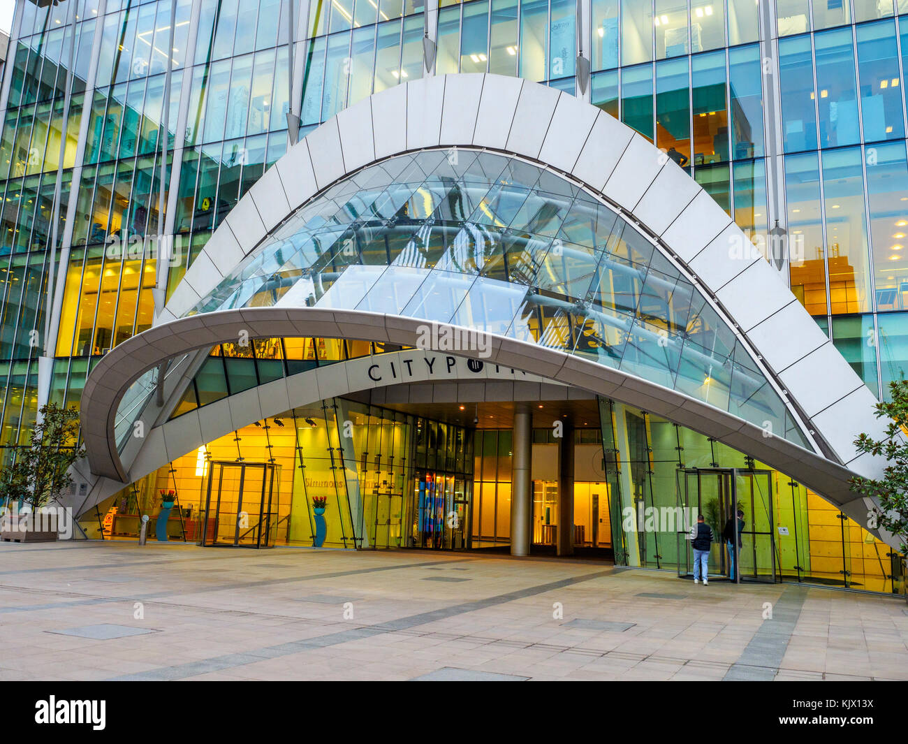 CityPoint (previously known as Britannic House and Britannic Tower) building - London, England Stock Photo