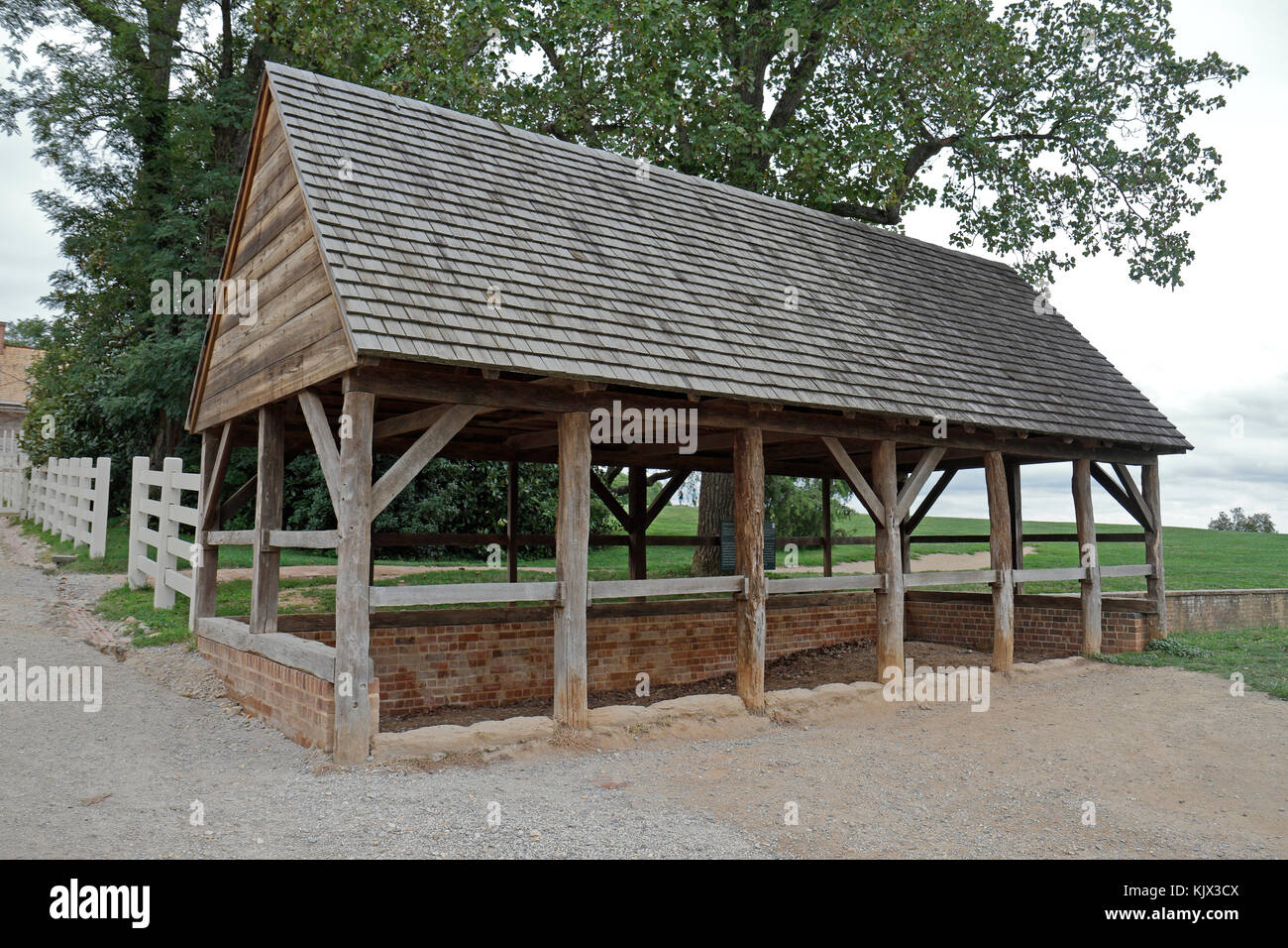 The dung repository ('repository for dung') on the Mount Vernon estate, Alexandria, Virginia. Stock Photo