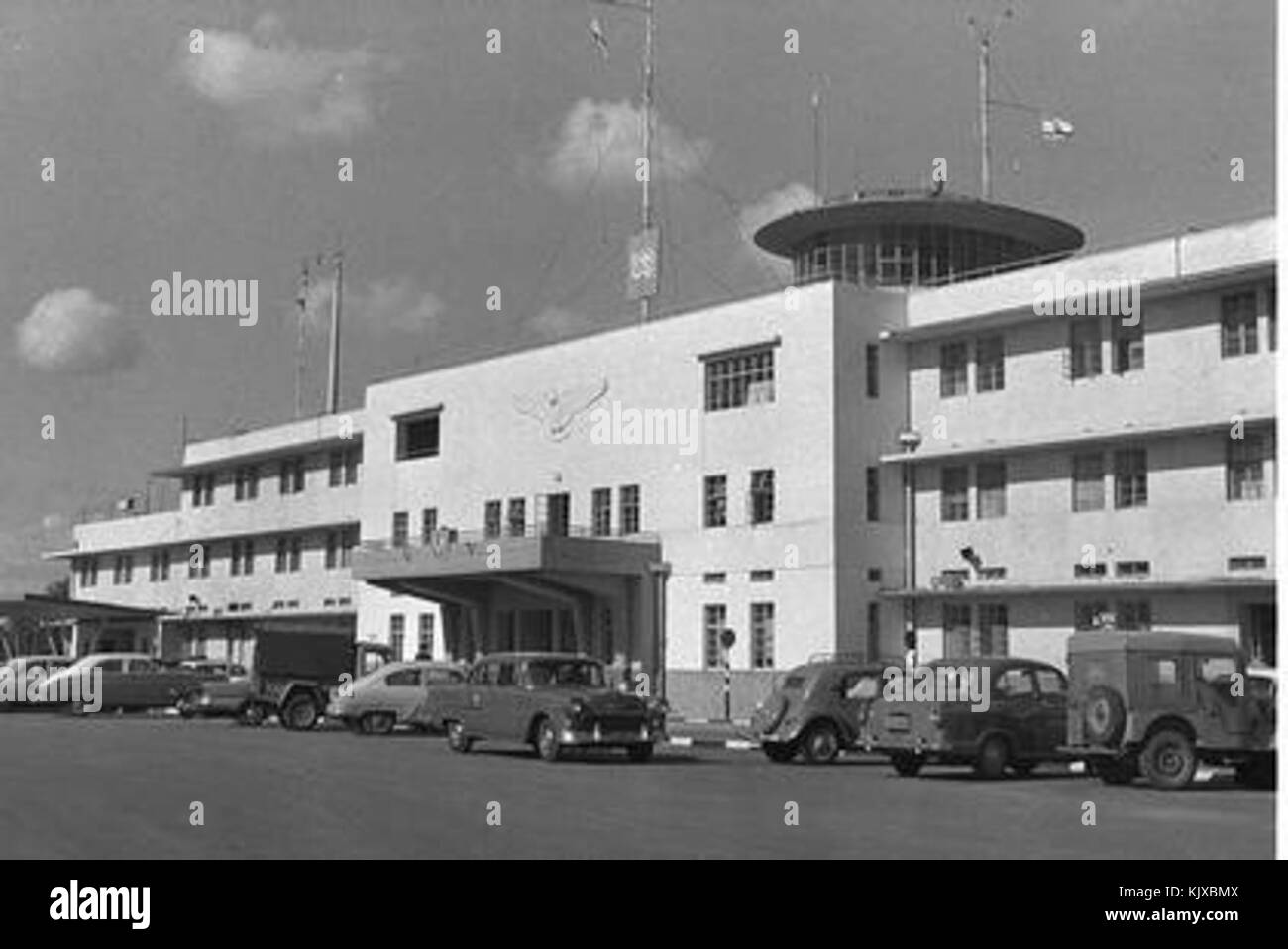 Lod Airport 1958 Stock Photo