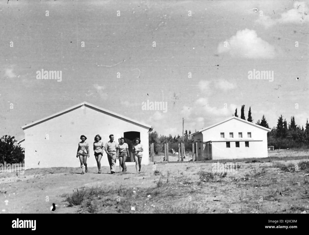 Israel 8711 Gan   Shmuel   educational institution 1948 Stock Photo