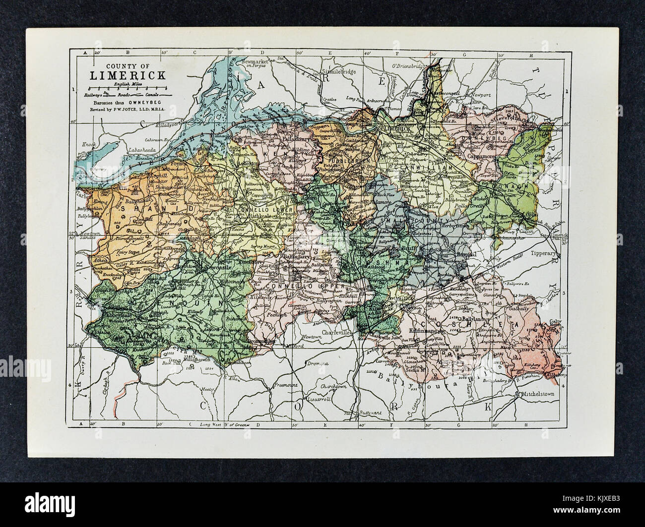 County Limerick Ireland Map County Limerick Antique County Map High Resolution Stock Photography And  Images - Alamy