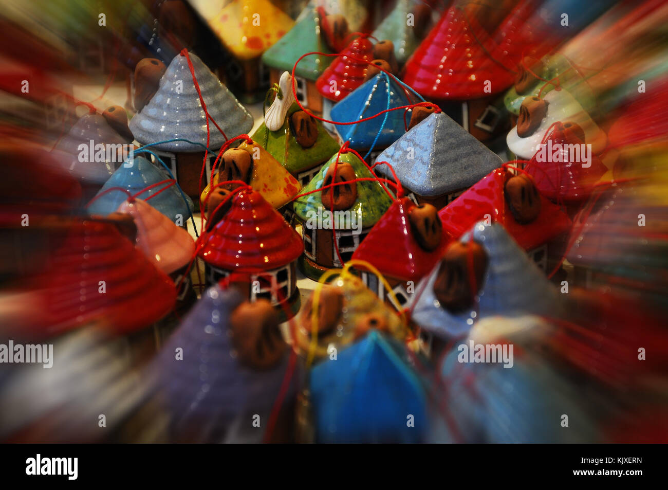 Santa claus christmas decorations roof hi-res stock photography and ...