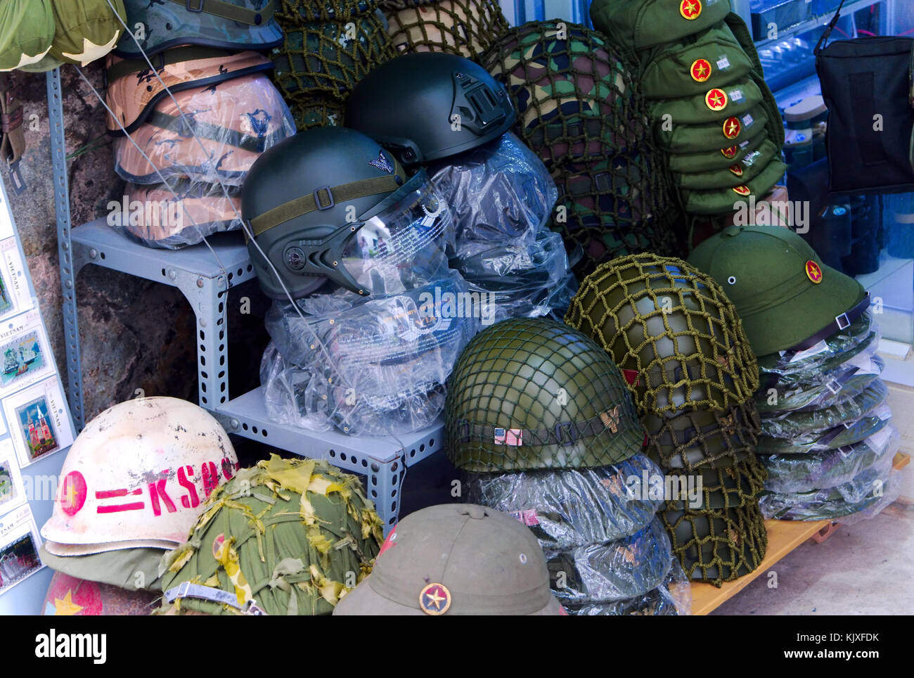 Military hats and caps Stock Photo Alamy