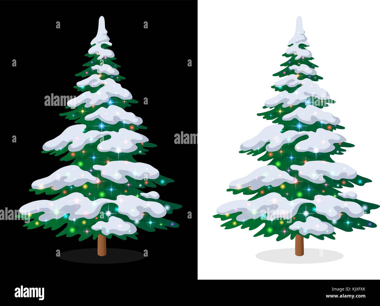 Holiday Christmas Tree Stock Vector Image & Art - Alamy