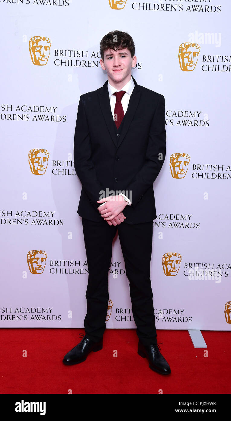 Art Parkinson attending the British Academy Children's Awards at the