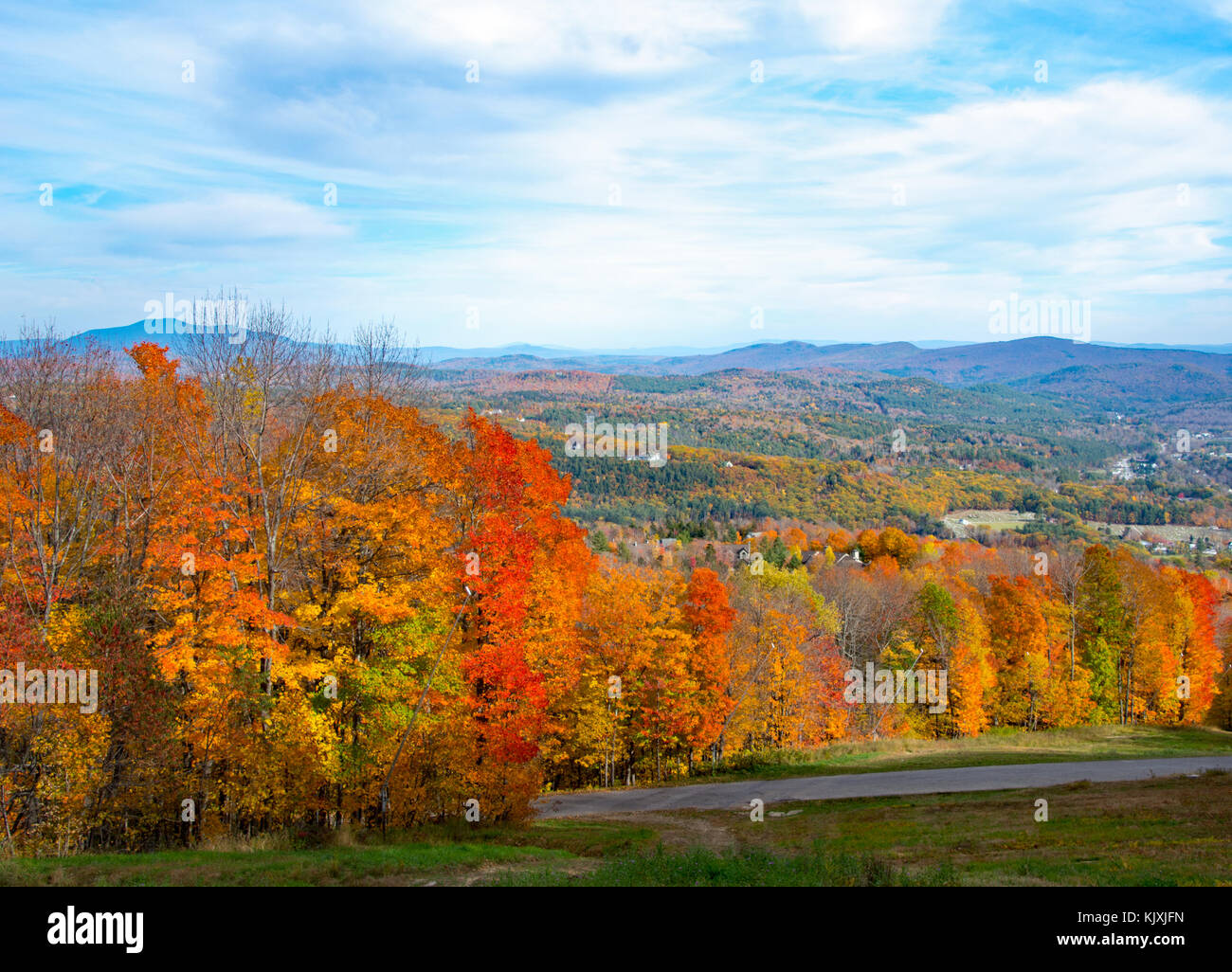 Vermont in the Fall Season Stock Photo Alamy